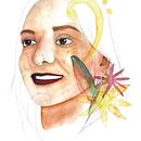 Mi Proyecto del curso: Retrato ilustrado en acuarela. Portrait Drawing, and Traditional illustration project by Verónica Calvo Morales - 02.06.2021