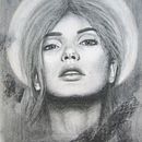 My project in Artistic Charcoal Portraiture: Creating Atmosphere course . % Emma Kiriakopoulou tarafından hazırlanan Geleneksel illüstras, Ve on projesi - 02.08.2021