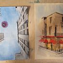 My project in Architectural Sketching with Watercolor and Ink course. Un proyecto de Ilustración arquitectónica, Ilustración con tinta y Pintura a la acuarela de Annukka Puotiniemi - 07.02.2021