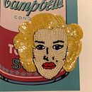 My project in Beaded Embroidery Portraits course. Een project van Borduurwerk van Teresa Wiggins - 07.02.2021