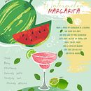 My project in Illustrated Recipes: Watermelon Margarita. Digital Illustration project by berriosemilio - 02.08.2021