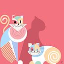 My project in Digital Illustration with Geometric Shapes for Beginners Course. Un proyecto de Ilustración digital, Ilustración tradicional e Ilustración vectorial de Ridho Indrianto - 23.03.2022