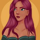 Mi Proyecto del curso: Retrato de personajes femeninos con Procreate . Desen digital de Luu Bellingeri - 02.08.2021