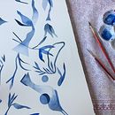 Azul. Projekt z dziedziny Malowanie akwarelą użytkownika Laura Behnke García - 09.02.2021