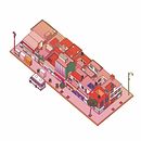 Proyecto Ilustración isométrica- la calle en la que habito CDMX . Un proyecto de Ilustración tradicional, Ilustración digital e Ilustración vectorial de Miguel Angel Velasco Oropeza - 09.02.2021