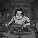 Work from home. Digital Illustration project by John Vytiaco - 11.08.2020