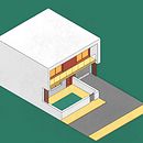 Isometria Pilotos. Un proyecto de Arquitectura e Ilustración tradicional de Cláudia Pereira - 10.11.2020