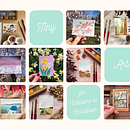 Tiny Illustrations for Charity Ein Projekt aus dem Bereich Traditionelle Illustration und Malerei von KellyAnne Tang - 11.04.2021