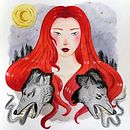Mi Proyecto del curso: Técnicas de acuarela para ilustraciones de ensueño. Un proyecto de Ilustración tradicional de Marcela Astete Bravo - 11.02.2021