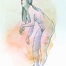 Nude line drwaing. Digital Painting project by Frank - 02.12.2021