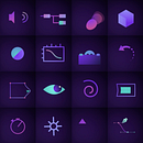 Iconos del After Effects animados en After Effects 😅. Animation, 2D Animation, Creativit, Vector Illustration, Motion Graphics, and Video project by Manuel Díaz Delgado - 02.13.2021