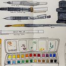 My projects in «Art of sketching: Transform your doodles into art.». Drawing, Traditional illustration, Ink Illustration, Painting, Sketchbook, Sketching, and Watercolor Painting project by Camilla H. G. - 02.19.2021