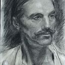 Realistic charcoal portrait. Un projet de Illustration traditionnelle , et Dessin de portrait de herbie_met_het - 13.02.2021