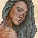 Mi Proyecto del curso: Retrato ilustrado con Procreate. Een project van Digitale illustratie van Clara Herrero Pérez - 13.02.2021