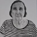 Retrato de Doña Senaida . Un projet de Artisanat, Beaux Arts, Dessin, Dessin au cra, on, Dessin artistique, Dessin de portrait , et Dessin réaliste de Andrés Alfonso - 14.02.2021