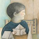 Libro Tres veces tres la mar . Un proyecto de Ilustración editorial de Leonor Pérez B. - 14.02.2021