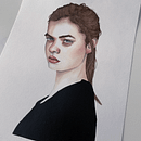 Mein Kursprojekt: Aquarellporträt mit fotografischem Vorbild. Un progetto di Pittura ad acquerello e Illustrazione tradizionale di Katharina Ramer - 15.02.2021