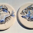 My project in Hand-Painted Ceramics course. Cerâmica projeto de Jo Turner - 22.02.2021