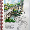 Mi Proyecto del curso: Cuaderno de viaje en acuarela. Un proyecto de Ilustración tradicional de Noelia Bravo Chaves - 16.02.2021