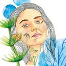Mi Proyecto del curso: Retrato ilustrado en acuarela Ein Projekt aus dem Bereich Zeichnung und Aquarellmalerei von Aixa Rivera - 16.02.2021