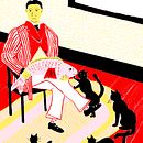 nine lives . Een project van Digitale tekening, Digitale illustratie,  Tekening, Traditionele illustratie y Printen van Carmen Ford - 18.02.2021