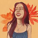 Mi Proyecto del curso: Retrato ilustrado con Procreate. Traditional illustration, and Digital Illustration project by Paula Z. - 02.18.2021