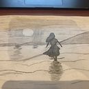 Chica en la orilla del mar . Un projet de Beaux Arts de JaCques Bertrand - 19.02.2021
