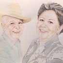 50 AÑOS DE AMOR. Pintura em aquarela projeto de Carolina Salazar Rincón - 22.12.2020