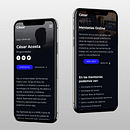 cesar-acosta.com - Personal Website. Un progetto di Web development e Web design di César Acosta - 19.02.2021
