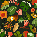 Meu projeto do curso: Ilustração flat com Photoshop. Projekt z dziedziny Trad, c, jna ilustracja, R i sunek botaniczn użytkownika lais_bitencourt - 19.02.2021