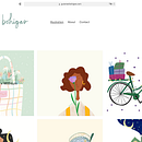 Mi Proyecto del curso: Creación de una página web en Squarespace. Design, Printing, Editorial Illustration, Traditional illustration, and Vector Illustration project by guiomarbohigasstudio - 02.28.2021
