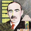 John Maynard Keynes. Projekt z dziedziny Projektowanie graficzne, Trad, c i jna ilustracja użytkownika Leigh - 22.02.2021