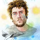 Mi Proyecto del curso: Retrato ilustrado en acuarela "Tu en las montañas y yo en el mar". Un proyecto de Dibujo artístico, Ilustración tradicional y Pintura a la acuarela de munoz_francisco29 - 20.02.2021