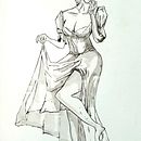 My project in Female Character Design for Comics course. Un projet de Illustration architecturale, Architecture, Conception de personnages, B, e dessinée, Dessin numérique , et Esquisse  de Michał Żyła - 20.02.2021