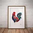 The dark rooster. Mixed media technique.. Un projet de Illustration traditionnelle de Svetlana Zritneva - 21.02.2021