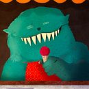 Ice-cream Monster . % Sara C. Fraguas tarafından hazırlanan Editör, al Tasarım, Editor, al İllüstras, on, Dijital İllüstras, on, Çocuk İllüstras, Ve onu projesi - 02.22.2021