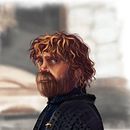 Game of Thrones, Tyrion Lannister. Design de personagens, Desenho digital, Ilustração digital e Ilustração editorial projeto de Esra Kalay Dönmez - 22.02.2021