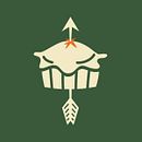 Lord of the Pies Logo. Een project van  Ontwerp, Grafisch ontwerp y Logo-ontwerp van ktholloway - 20.10.2020