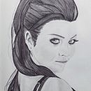Proyecto Retrato de Amy Lee . Ilustrație tradițională, Arte plastice, Schițe, Desen în creion, Desen, Desen de portret, Desen realist, Desen artistic și Figura Desen de Sebastian Orozco - 02.17.2021