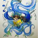 My project in Watercolor Techniques for Dreamlike Illustrations course. Projekt z dziedziny  R, sunek art, st i czn użytkownika Veronika Carmichael - 14.03.2021