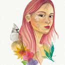 Mi Proyecto del curso: Retrato ilustrado en acuarela. Projekt z dziedziny Trad, c, jna ilustracja,  Sztuki piękne,  Malarstwo,  R, sunek, Malowanie akwarelą, Portret,  R, sunek art, st i czn użytkownika beagoda - 23.02.2021