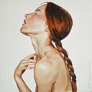 Redhead girl portrait . % Julia Ustinovich tarafından hazırlanan Yağlıbo, Ve a Resim projesi - 02.23.2021