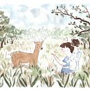 My project in Watercolor Illustration with Japanese Influence course . % Francesca Fregni tarafından hazırlanan Sulubo, Ve a Resim projesi - 02.23.2021