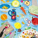 Mi Proyecto del curso: Sweet Cabbage Salad. Un proyecto de Ilustración digital de Leona Tsiara - 23.02.2021