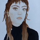 Meu projeto do curso: Retrato em aquarela a partir de uma fotografia Ein Projekt aus dem Bereich Traditionelle Illustration, Aquarellmalerei und Porträtzeichnung von Luana França - 01.11.2022