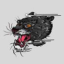 My first project: Japanese Tiger. Een project van Digitale illustratie van Kristijan Knježević - 25.02.2021