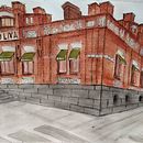 My project in Architectural Sketching with Watercolor and Ink course. Projekt z dziedziny  R i sunek architektoniczn użytkownika Victoria - 25.02.2021