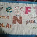 Mi Proyecto del curso: Letras bordadas: el hilo como herramienta gráfica. Embroider, and Textile Design project by María del Pilar Hernández García - 02.25.2021