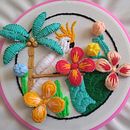 Mi Proyecto del curso: Introducción al bordado tridimensional. Un progetto di Ricamo e Textile Design di mafiruna84 - 26.02.2021