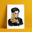 Ilustración "Los olivos de Lorca". Drawing, Portrait Drawing, Traditional illustration, Watercolor Painting, and Gouache Painting project by Ana Vázquez Trillo - 02.26.2021